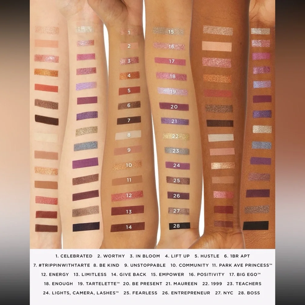 RARE FIND! Tarte Reflections Limited Edition 25th Anniversary Eyeshadow Palette - Picture 5 of 9